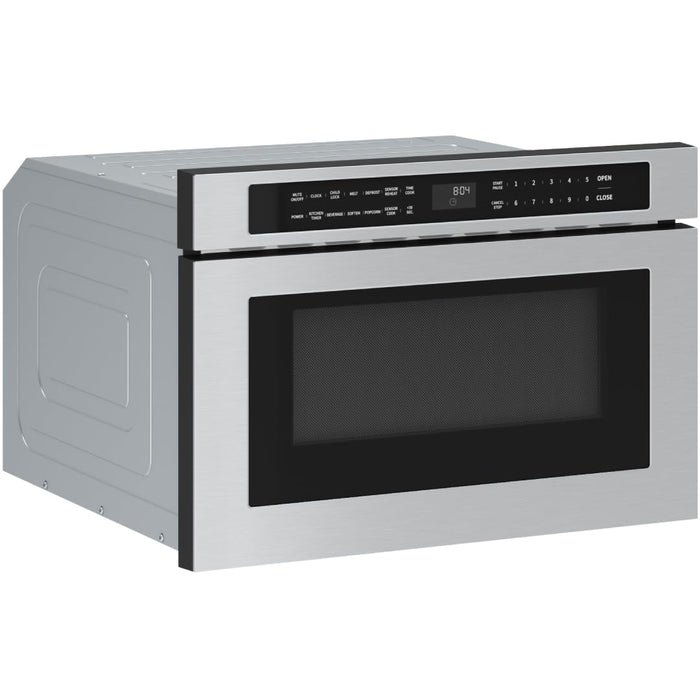Zephyr Built-In Microwave Drawer Oven, 1.2 Cu. Ft.