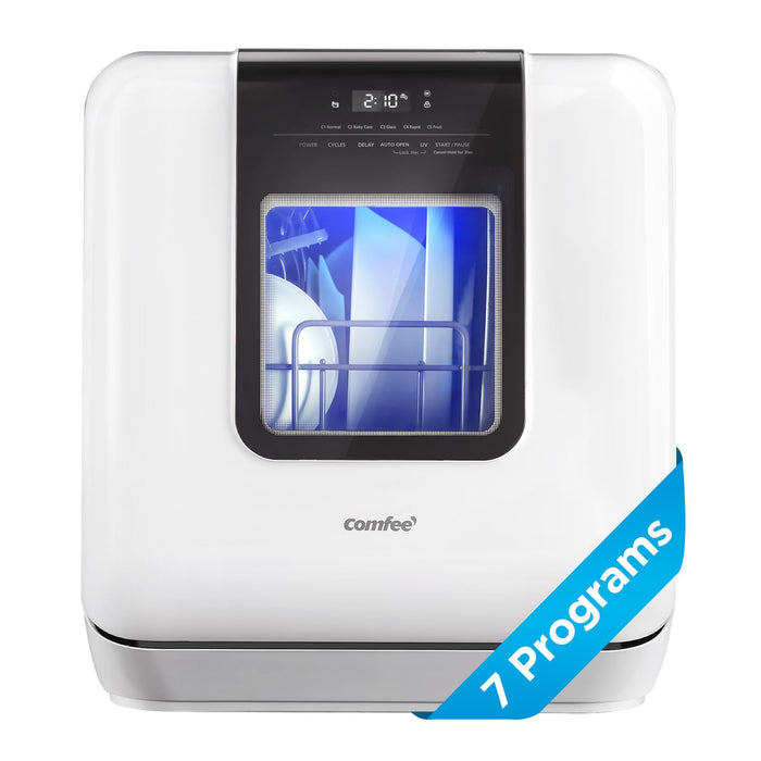 COMFEE Portable Countertop Dishwasher with 6L Tank