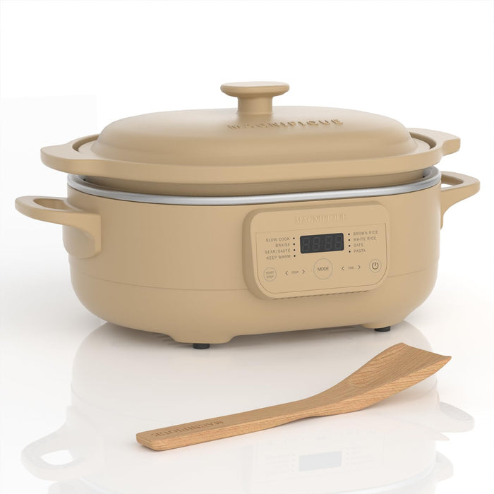 MAGNIFIQUE 4-Quart Claypot 8-in-1 Slow Cooker