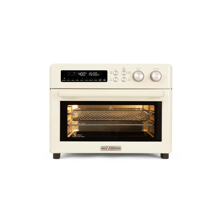 VAL CUCINA Retro 10-in-1 Air Fryer Toaster Oven