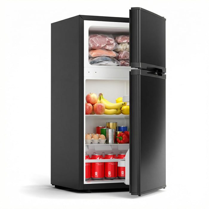 COWSAR 4.5 Cu. Ft. 2-Door Refrigerator with Freezer