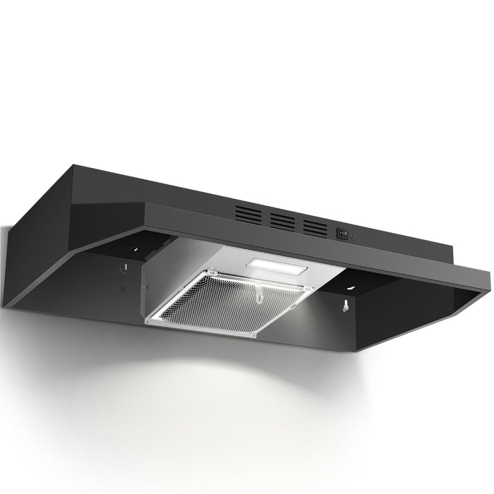Zomagas Under Cabinet Range Hood with LED Lighting