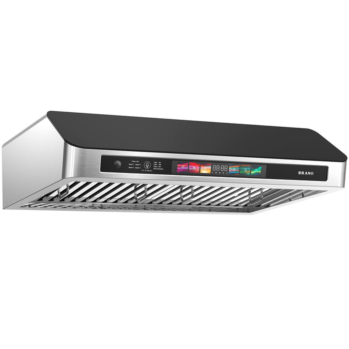 BRANO 900 CFM Under Cabinet Range Hood with Gesture Control