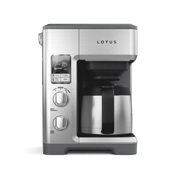 Lotus 10-Cup Programmable Coffee Maker with Scale