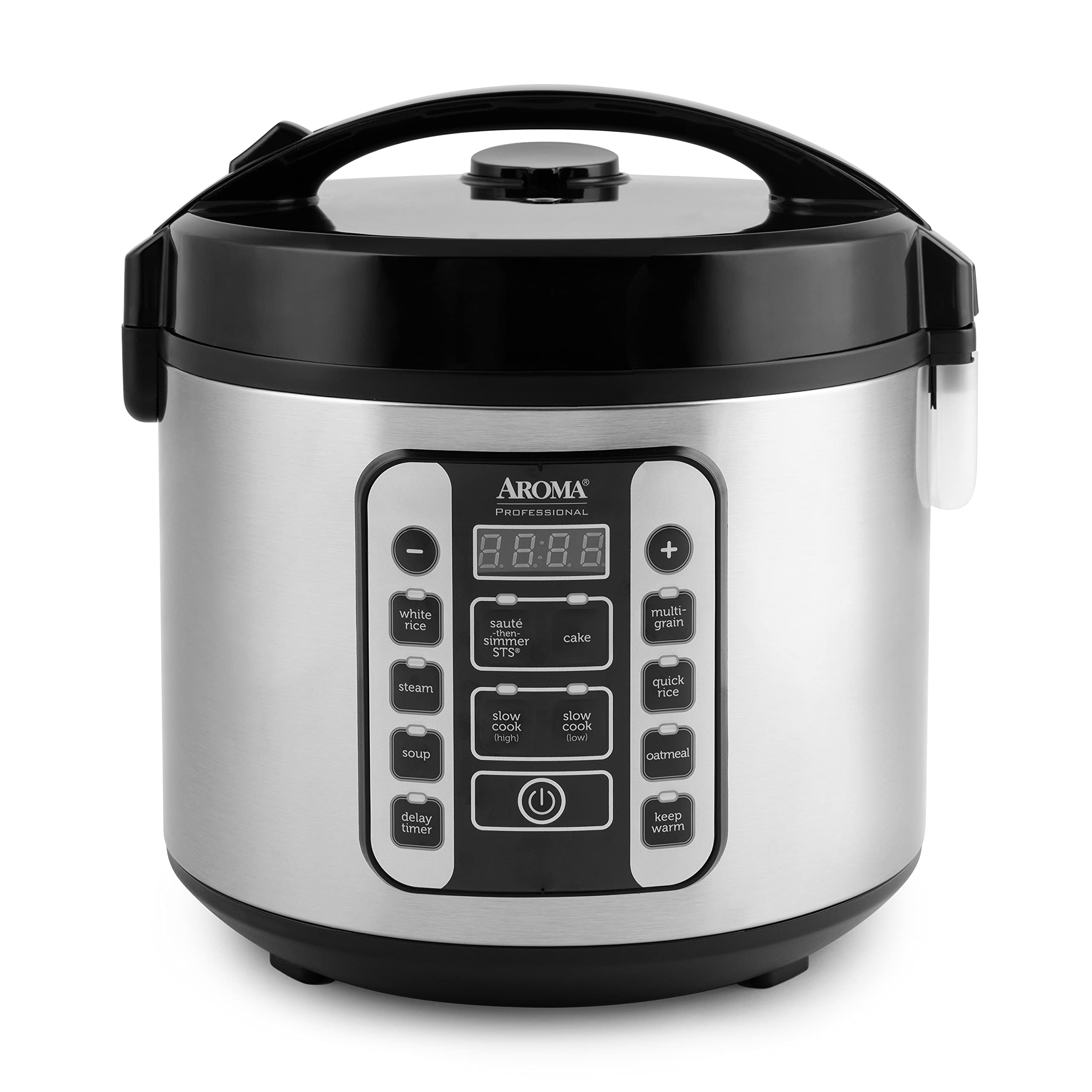 AROMA 8-Cup Digital Rice Cooker and Food Steamer