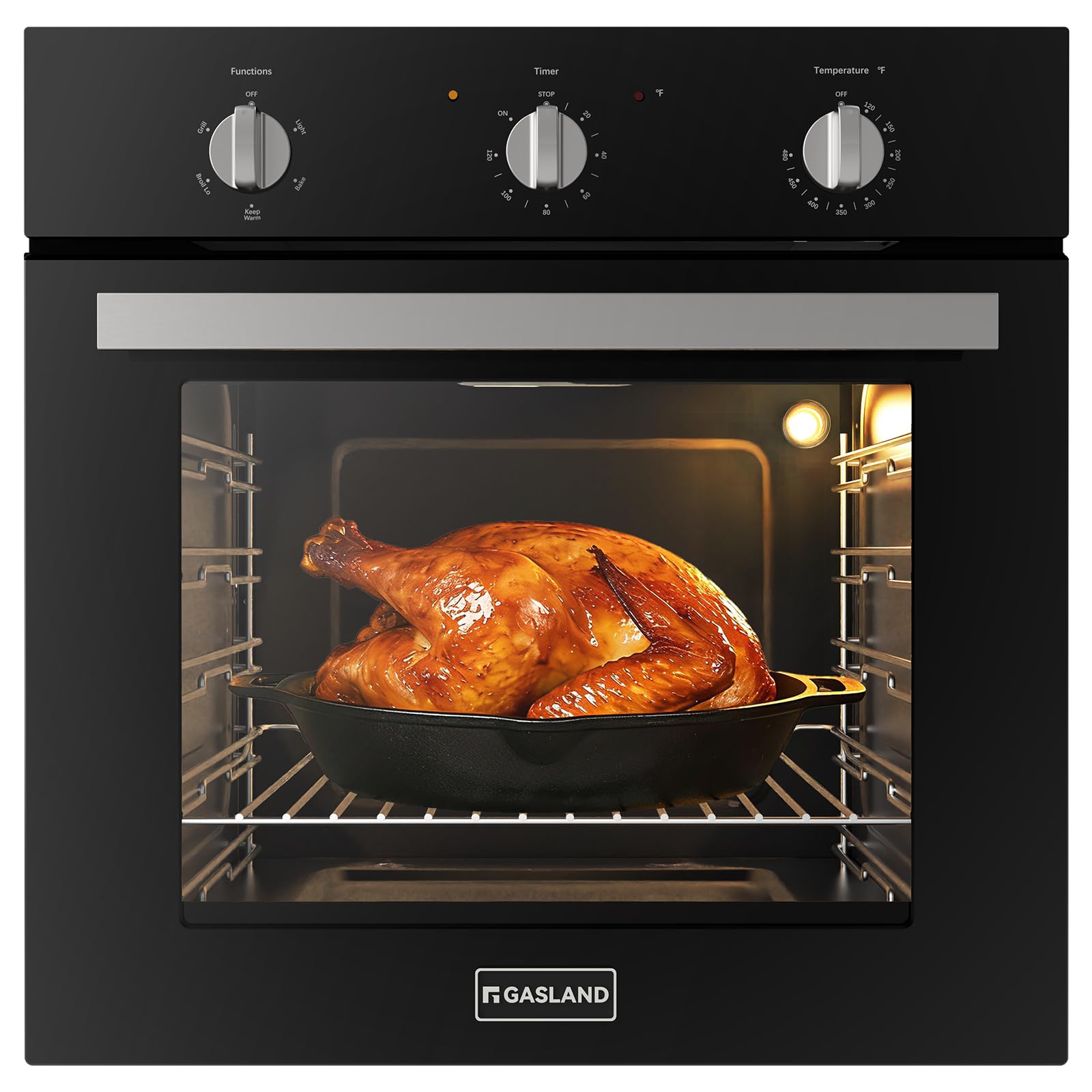 24-Inch Built-In Electric Wall Oven with Digital Controls