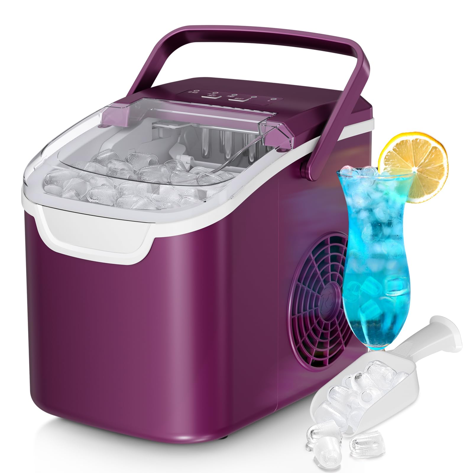 Antarctic Star Countertop Ice Maker, 26 lb Daily