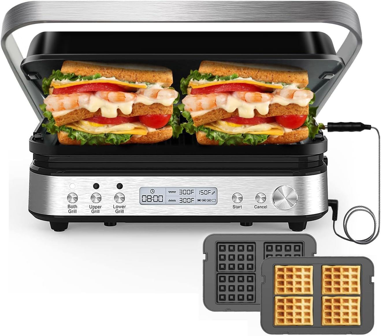 2026 Compact Panini Press Grill and Sandwich Maker
