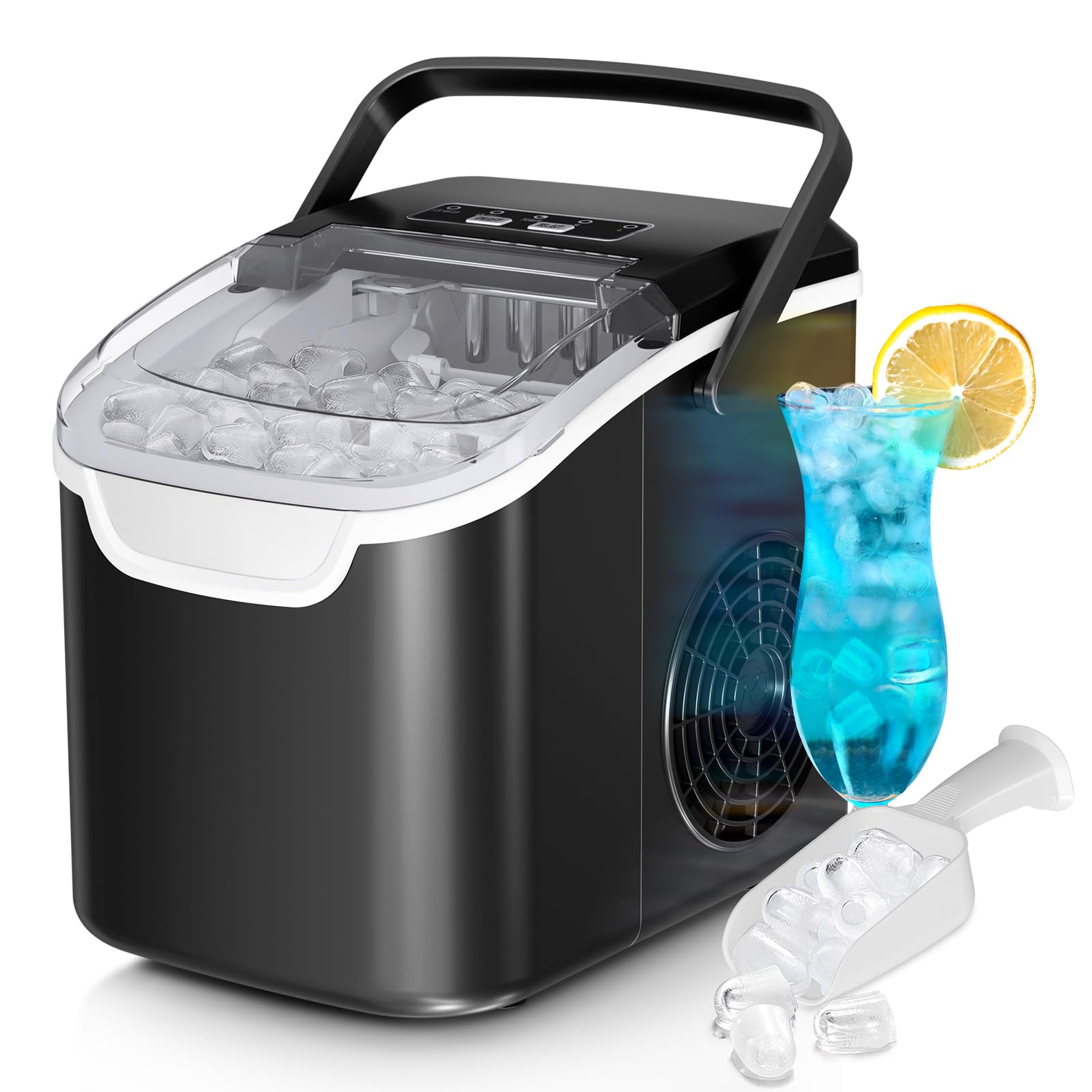 Antarctic Star Countertop Ice Maker, 26 lb Daily