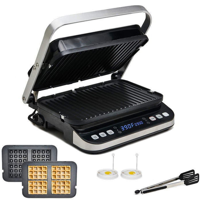 Yedi 6-in-1 Digital Indoor Grill and Waffle Maker