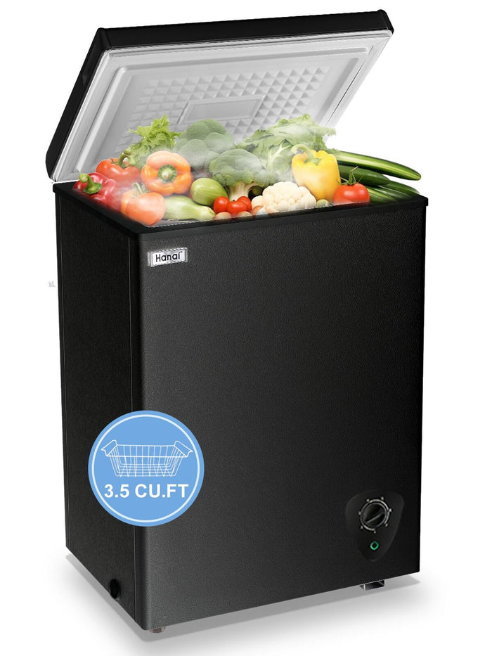 Compact Chest Freezer for Home & Garage Storage