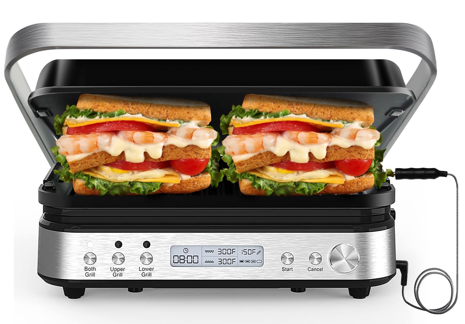 2026 Compact Panini Press Grill and Sandwich Maker