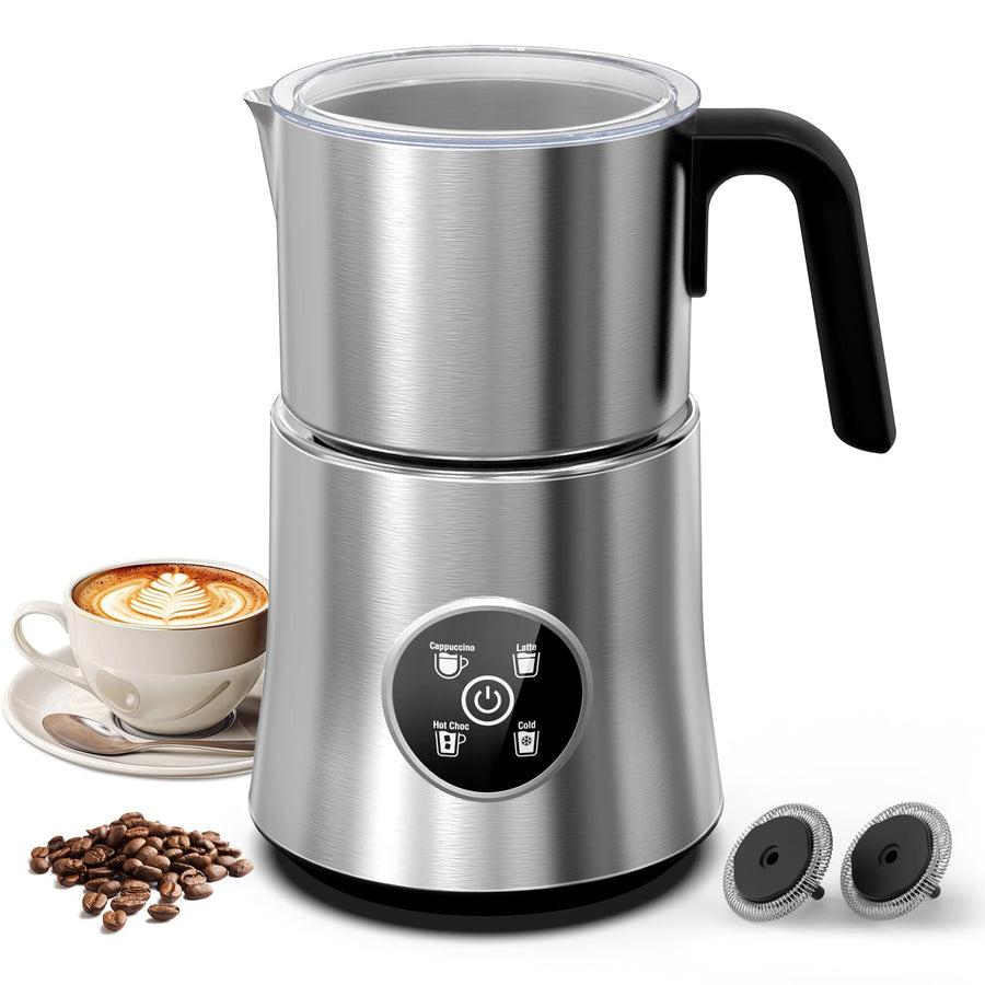 PSIIDAN 4-in-1 Automatic Milk Frother and Steamer