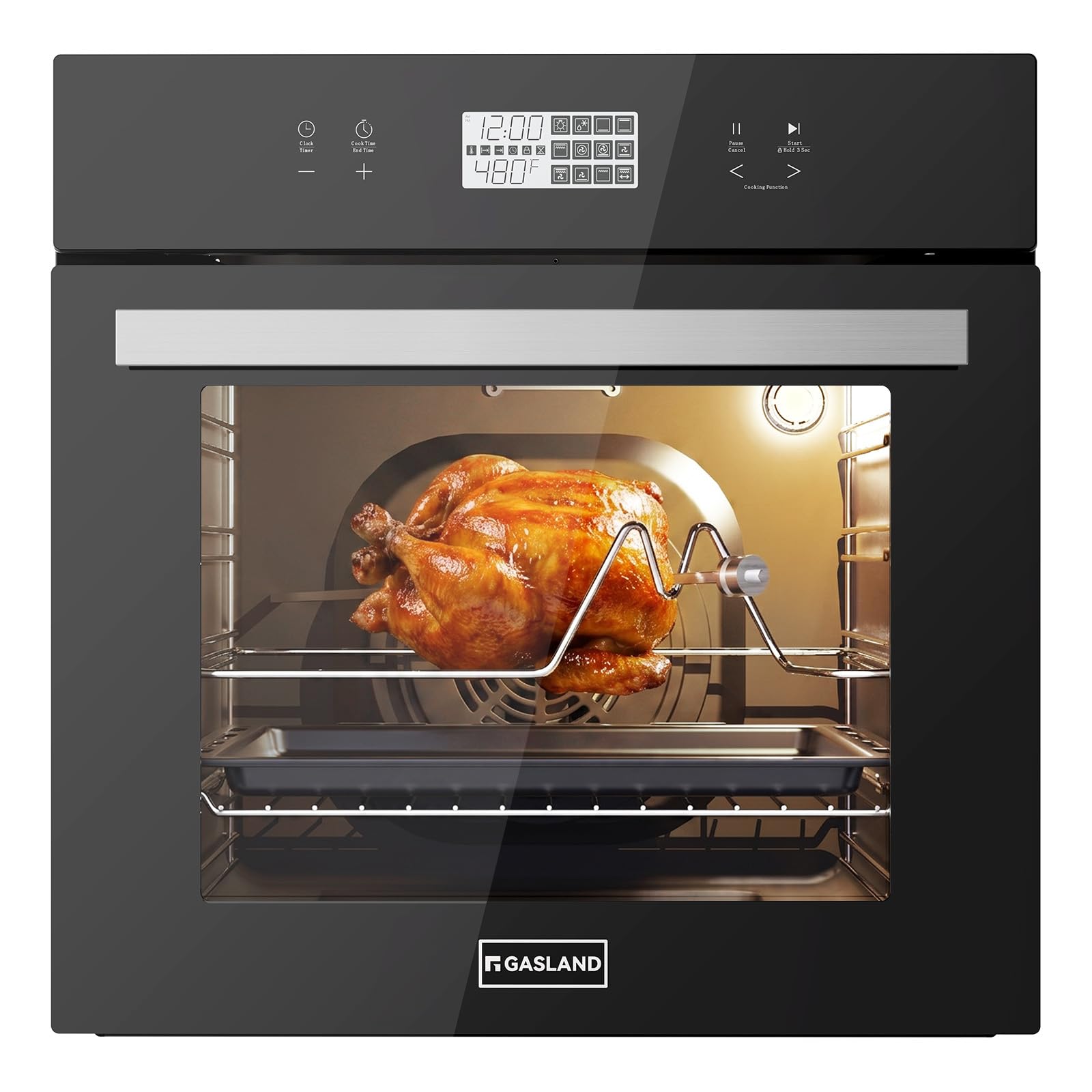 24-Inch Built-In Electric Wall Oven with Digital Controls