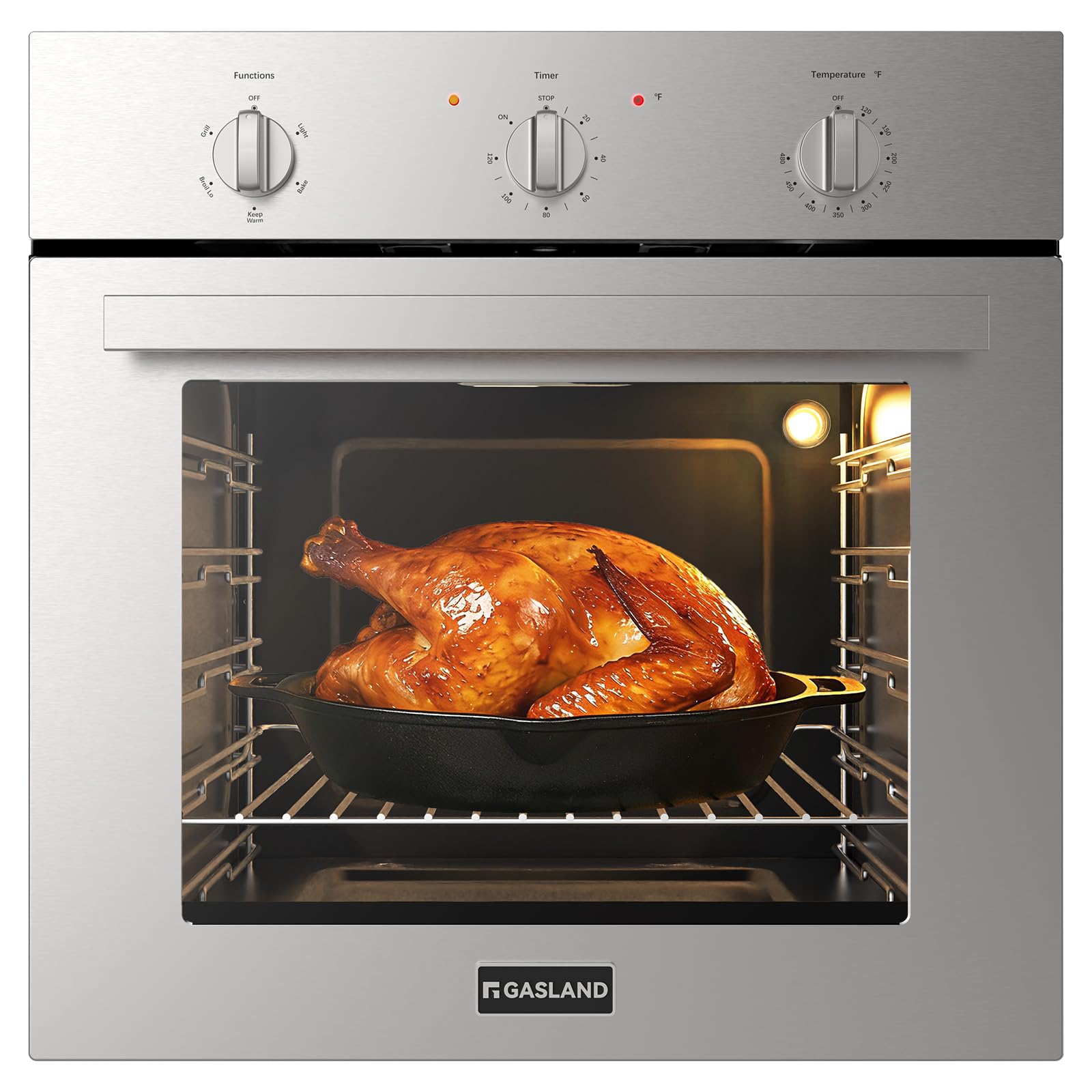 24-Inch Built-In Electric Wall Oven with Digital Controls