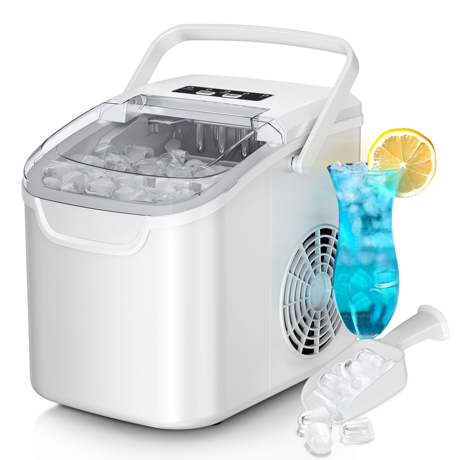 Antarctic Star Countertop Ice Maker, 26 lb Daily