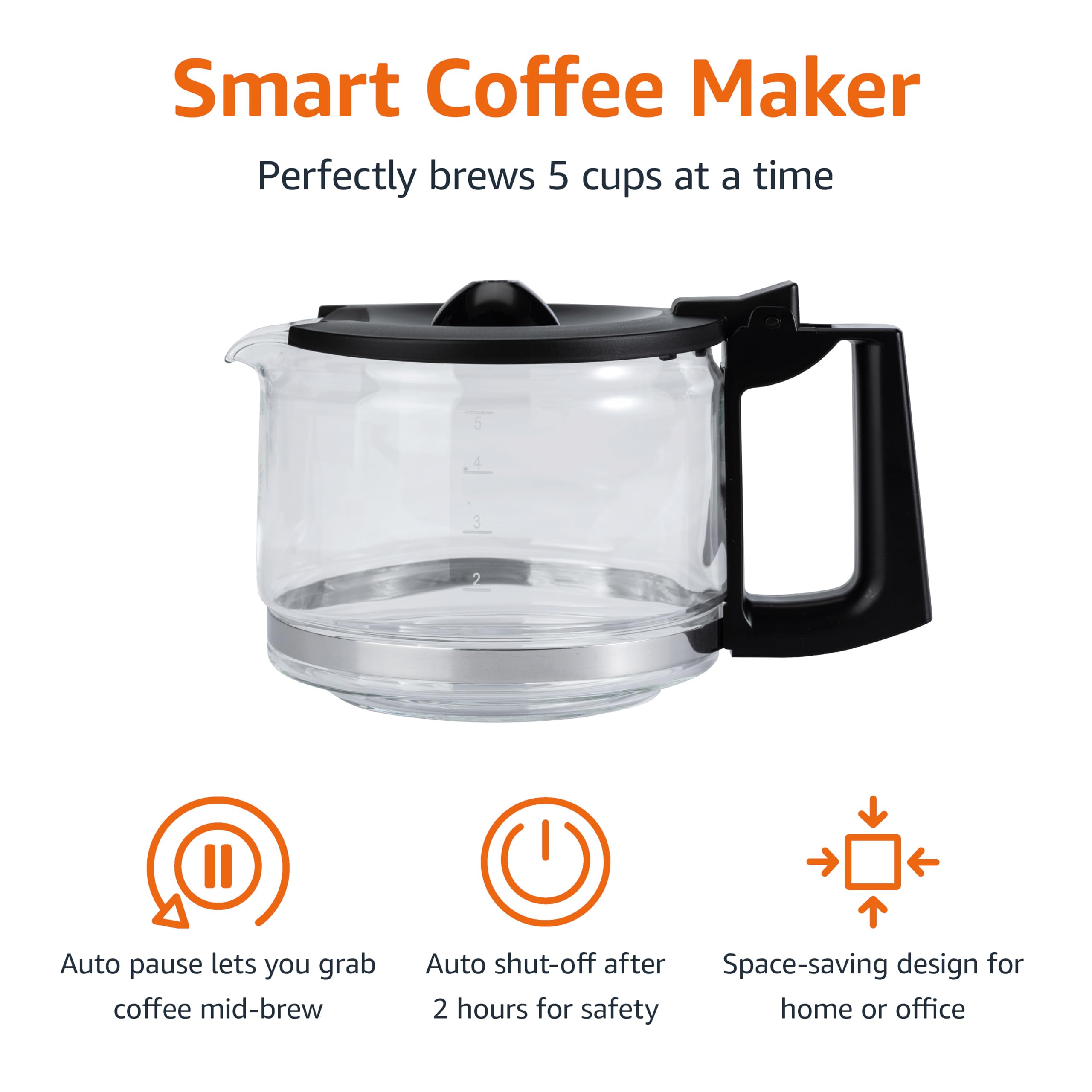 Amazon Basics Coffee Maker with Reusable Filter
