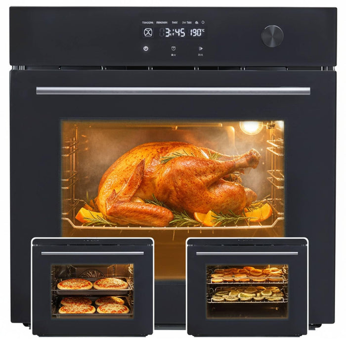 24-Inch Built-In Electric Wall Oven with Steam and Air Fry