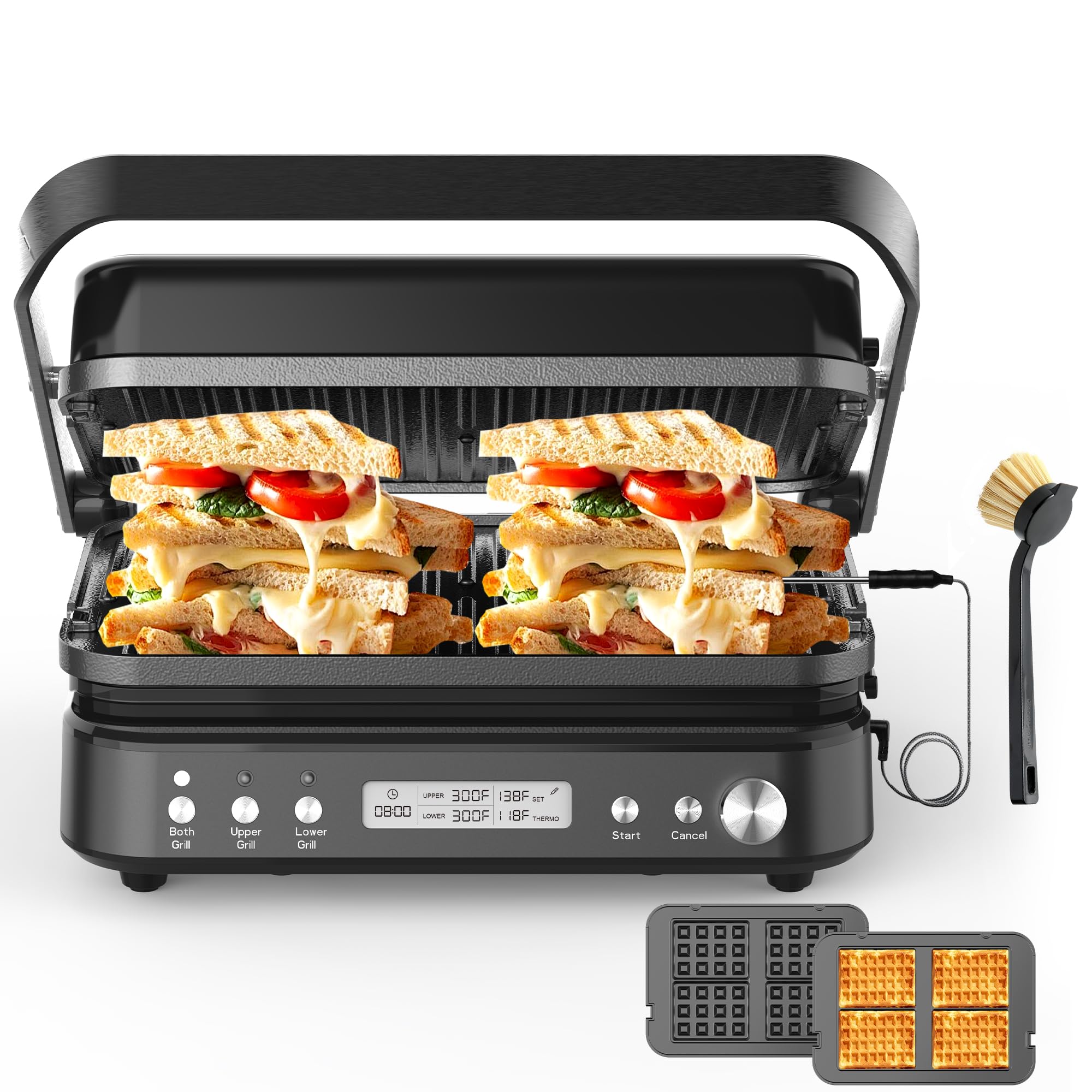 2026 Compact Panini Press Grill and Sandwich Maker