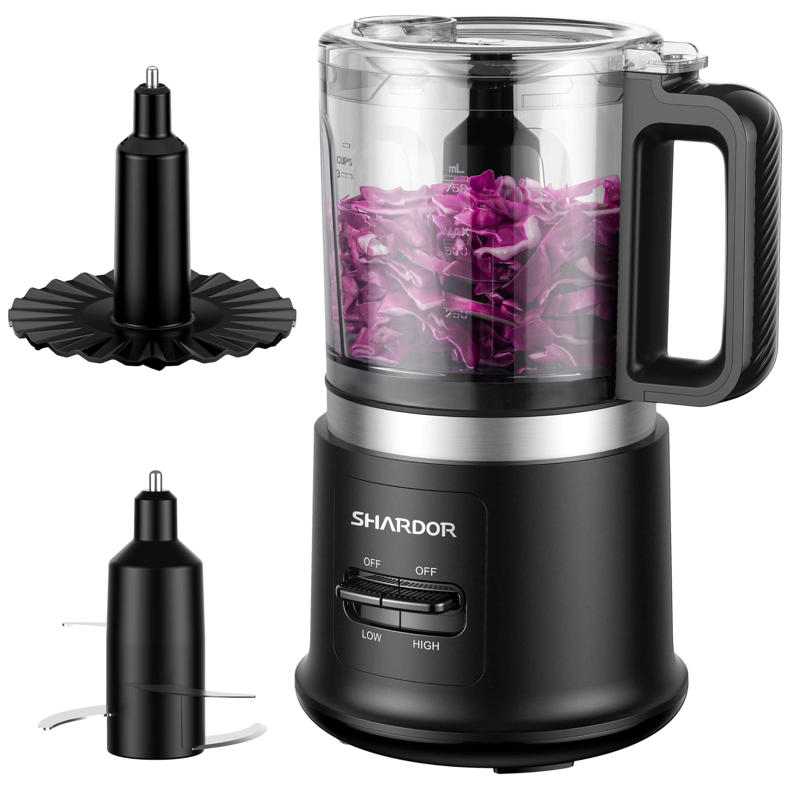 4-Cup Mini Food Processor and Electric Chopper