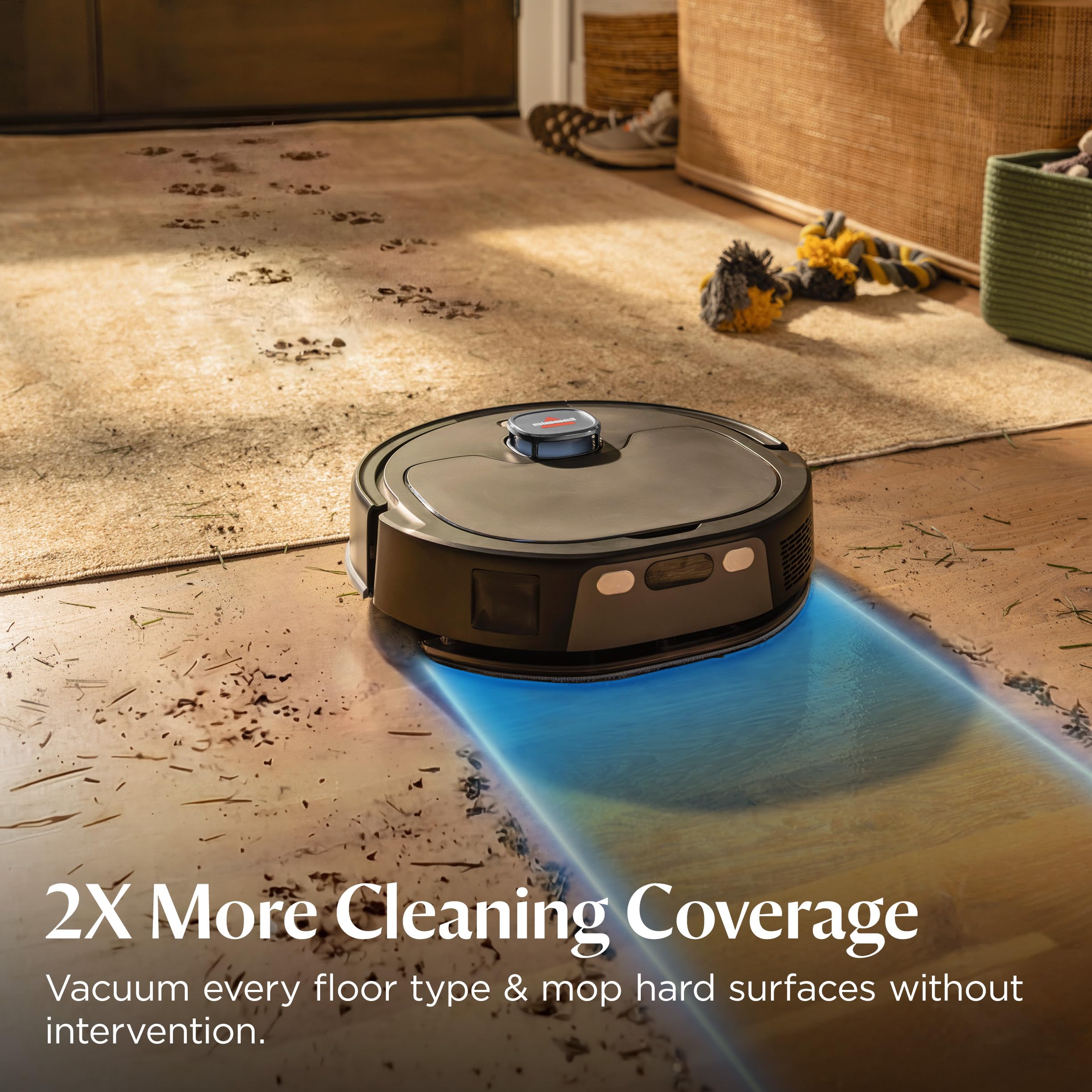 Bissell FlexClean Robot Vacuum & Mop with Self-Empty Base