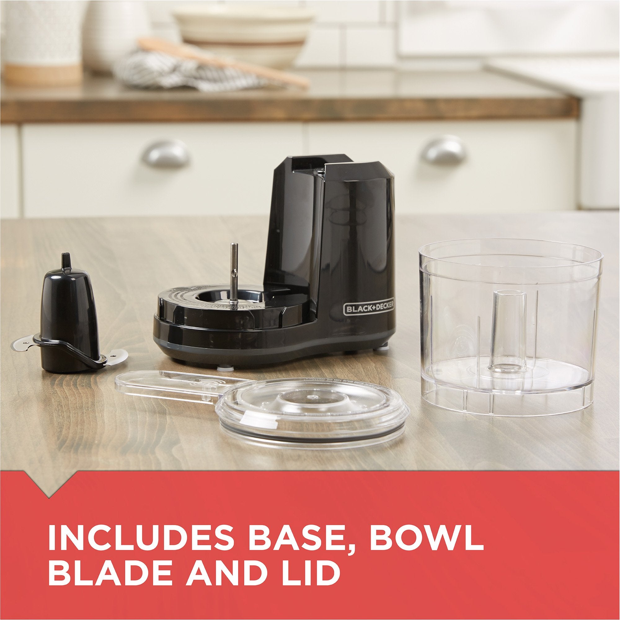BLACK+DECKER 1.5-Cup Electric Food Chopper with One-Touch Pulse