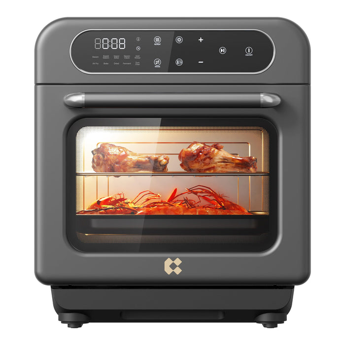 CIARRA Countertop Air Fryer Steam Oven, 13QT/25.4QT