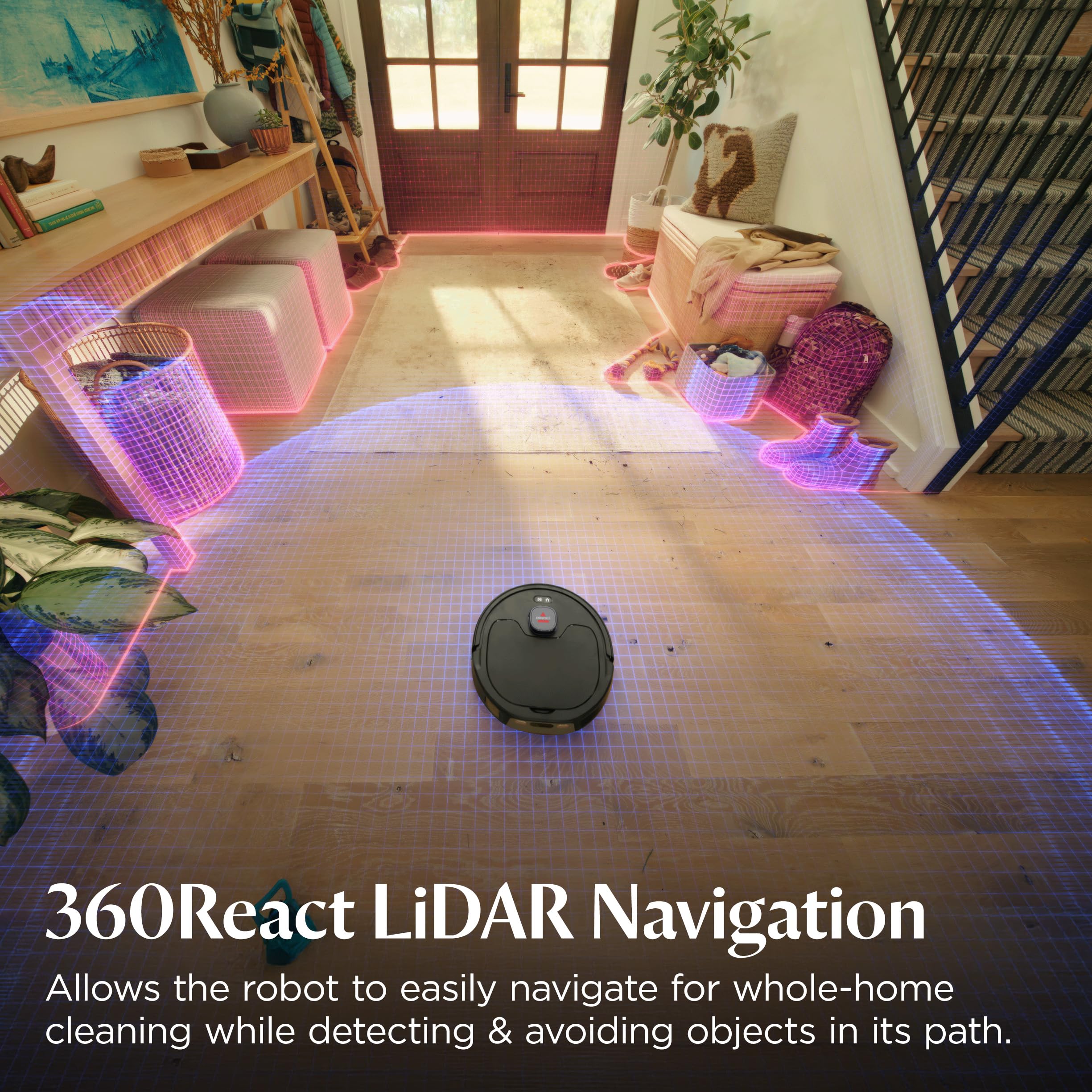 Bissell FlexClean Robot Vacuum & Mop with Self-Empty Base